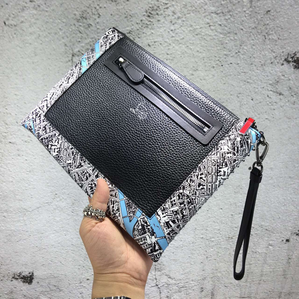 クリスチャン ルブタン コピー Christian Louboutin Peter Pouch クラッチバッグ Etain 2016年春夏新作 1145048-0001-CM57